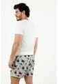 Pantaloneta De Baño De Hombre, Silueta Confort, Con Estampado De Conchas Y Caracoles de Tennis