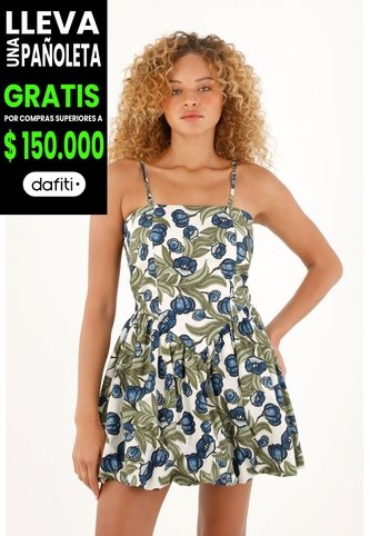 Tennis Vestido Estampado Corto Strapless Para Mujer Tennis