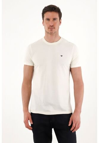 Tennis Camiseta Con Cuello Redondo Estampada Crudo Para Hombre Tennis