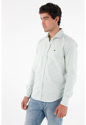 Tennis Camisa Clásica Con Raqueta Con Acabado Mate Para Hombre