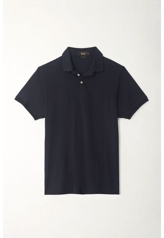 Tennis Polo Azul Cuello Tejido Para Hombre Tennis