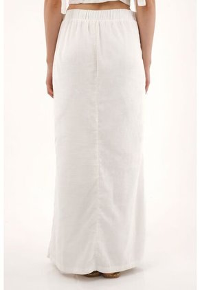 Tennis Falda Larga Tipo Pareo Con Estampado De Palmeras Para Mujer