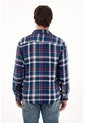 Tennis Camisa Manga Larga Con Diseño A Cuadros Multicolor Con Textura Lisa Para Hombre de Tennis