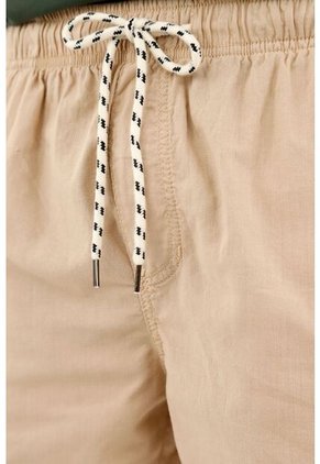 Bermuda Café En Lino Para Hombre