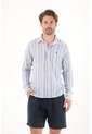 Tennis Camisa Manga Larga Con Diseño A Rayas Con Acabado Suave Para Hombre de Tennis