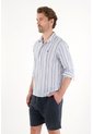 Tennis Camisa Manga Larga Con Diseño A Rayas Con Acabado Suave Para Hombre de Tennis