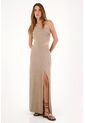 Tennis Vestido Con Cut Out Y Textura Crudo Para Mujer de Tennis