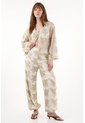 Tennis Camisa En Malla Bordada Cruda Para Mujer de Tennis