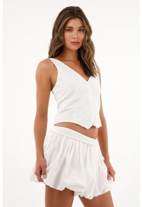 Tennis Falda Corta Con Silueta Abombachada Para Mujer