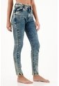 Tennis Jean Jegging Tiro Alto Con Dirty Para Mujer de Tennis