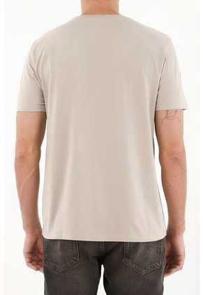Camiseta Gris Manga Corta Para Hombre