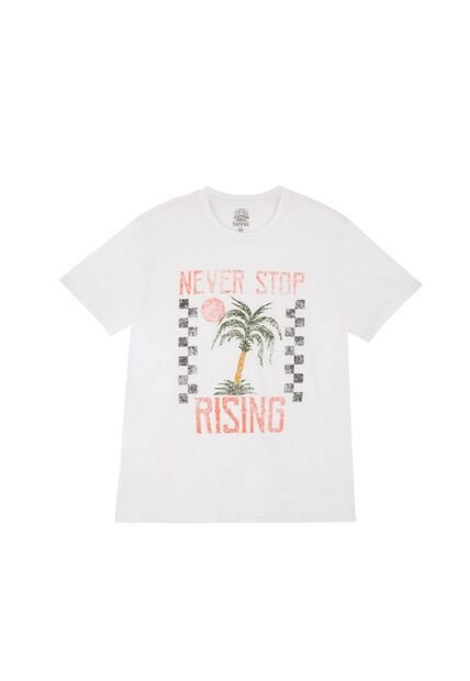 Tennis Camiseta Blanca En Algodón Para Hombre