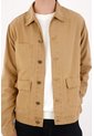Tennis Cazadora De Corte Recto Con Bolsillos Frontales En Algodón Camel Para Hombre de Tennis