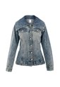 Tennis Chaqueta Entallada Con Cuello XL En Denim Para Mujer de Tennis