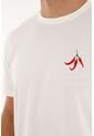 Tennis Camiseta Con Estampado En Espalda Crudo Para Hombre de Tennis