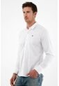 Tennis Camisa Blanca Manga Larga Para Hombre de Tennis