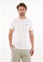 Tennis Camiseta Con Cuello Redondo En Rib Blanca Para Hombre de Tennis