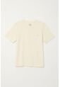 Camiseta Básica Con Raqueta Bordada Crudo Para Niño de Tennis