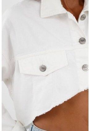 Chaqueta Crudo Tipo Torero Para Mujer