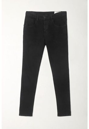 Tennis Jean Negro Super Skinny Para Hombre