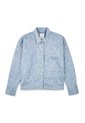 Tennis Chaqueta Fit Relajado Con Lentejuelas En Algodón Azul Claro Para Mujer de Tennis