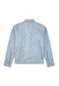 Tennis Chaqueta Fit Relajado Con Lentejuelas En Algodón Azul Claro Para Mujer de Tennis