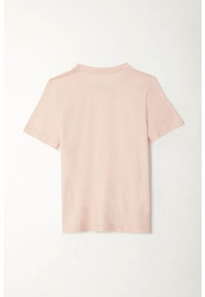 Camiseta Rosada Manga Corta Para Niño