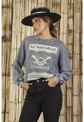 Buzo Gris Para Mujer