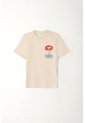 Camiseta Manga Corta Crudo Para Niño de Tennis