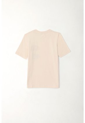Camiseta Manga Corta Crudo Para Niño