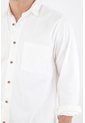 Tennis Camisa Fit Regular Con Botones En Contraste De Algodón Blanco Para Hombre de Tennis