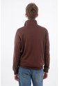 Tennis Buzo Regular Fit Con Cremallera En Algodón Café Para Hombre de Tennis
