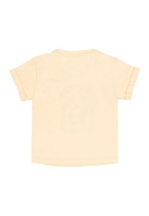 Camiseta Manga Corta Amarilla Para Niña