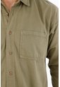Tennis Camisa Regular Con Bolsillo De Parche En Algodón Verde Oliva Para Hombre de Tennis