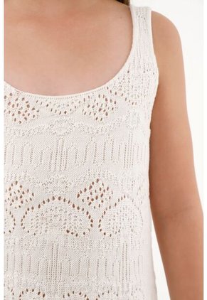 Vestido Corto Tejido Para Niña