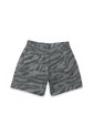 Tennis Bermuda Fit Relajado Con Estampado Cebra Verde Para Mujer de Tennis
