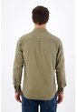 Tennis Camisa Regular Con Bolsillo De Parche En Algodón Verde Oliva Para Hombre de Tennis