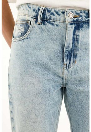 Tennis Jean Mom Fit Azul Para Mujer