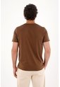 Tennis Camiseta Jersey Con Mini Estampado Café Para Hombre de Tennis