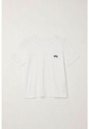 Camiseta Con Estampado En Algodón 100% Blanca Para Niño