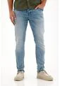 Tennis Jean Skinny Tiro Medio Azul Para Hombre de Tennis