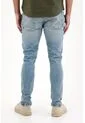 Tennis Jean Skinny Tiro Medio Azul Para Hombre de Tennis