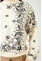 Tennis Buzo Fit Relajado Con Estampado Bandana En Algodón Crudo Para Mujer de Tennis