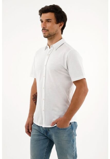 Camiseta Blanca En 100% Algodón Para Hombre