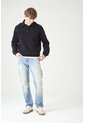 Tennis Buzo Corte Recto Con Cuello Polo En Algodón Negro Para Hombre de Tennis