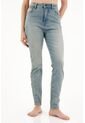 Tennis Jean Super Slim Tiro Medio Azul Para Mujer de Tennis