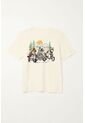 Camiseta Con Estampado Roadtrip Cruda Para Niño de Tennis