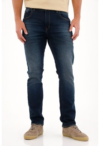 Tennis Jean Nudy Cinco Bolsillos Azul Oscuro Para Hombre Tennis