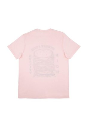 Camiseta Rosada Manga Corta Para Hombre