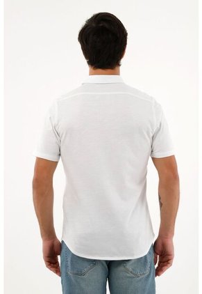 Camiseta Blanca En 100% Algodón Para Hombre